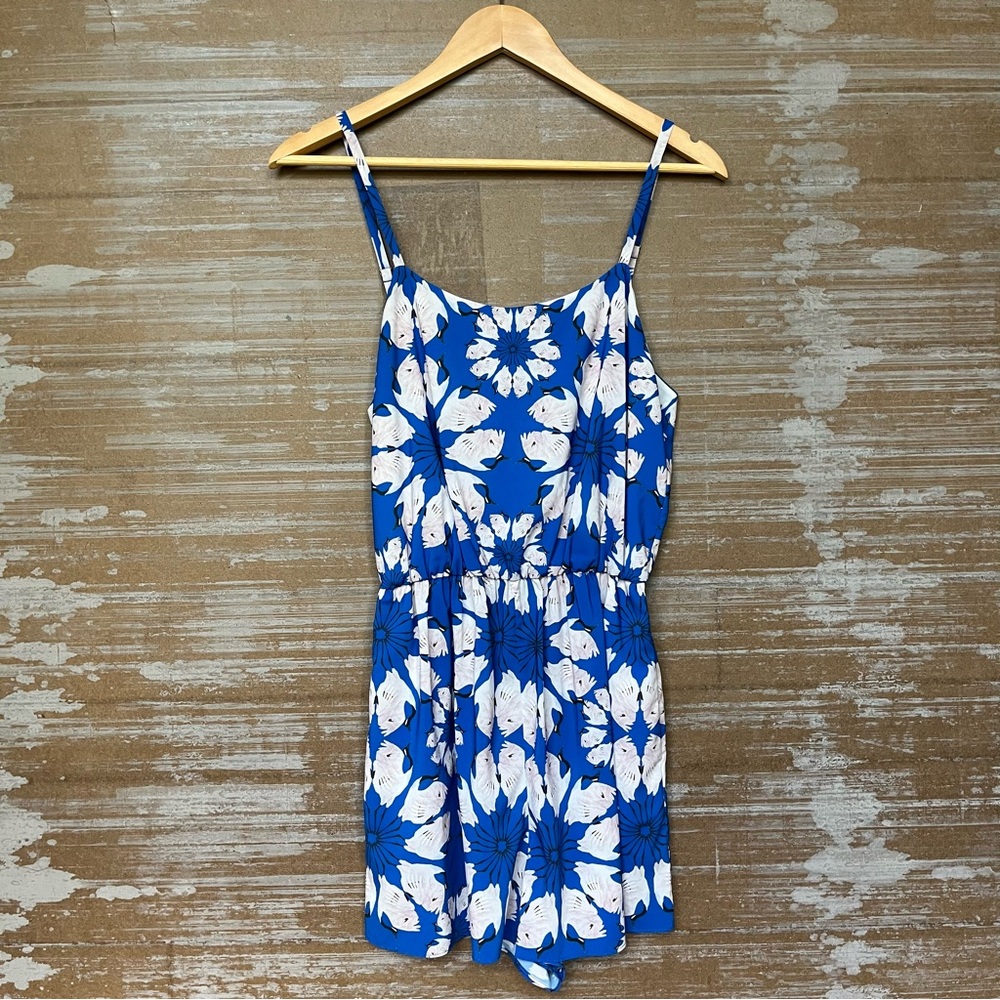 Alice + Olivia Daisy Crane Romper Floral Boho Preppy Summer Vacation Womens 6